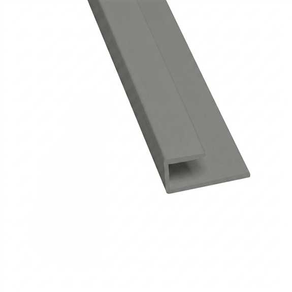 FRP 10' Dark Grey End Cap Molding